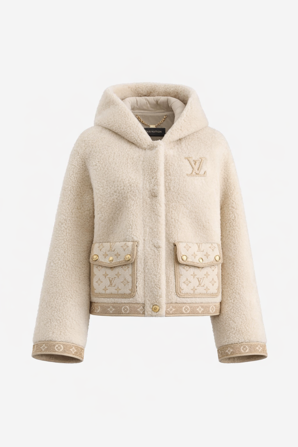 Fluffy Hooded Jacket