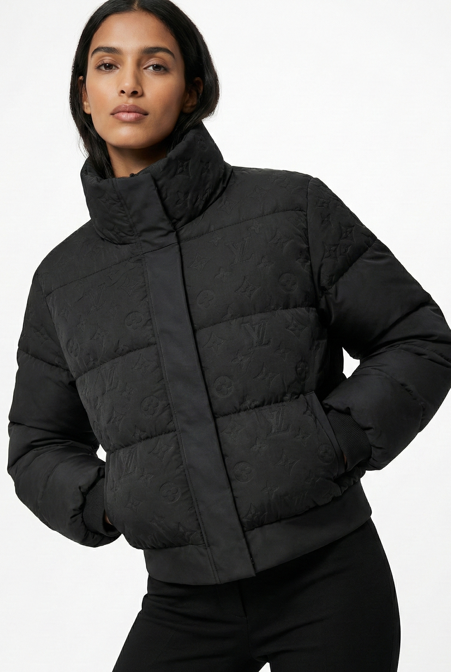 Quilted Monogram Jacket