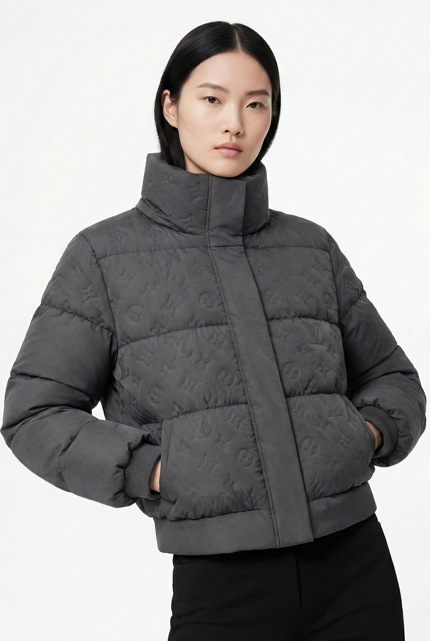 Quilted Monogram Jacket