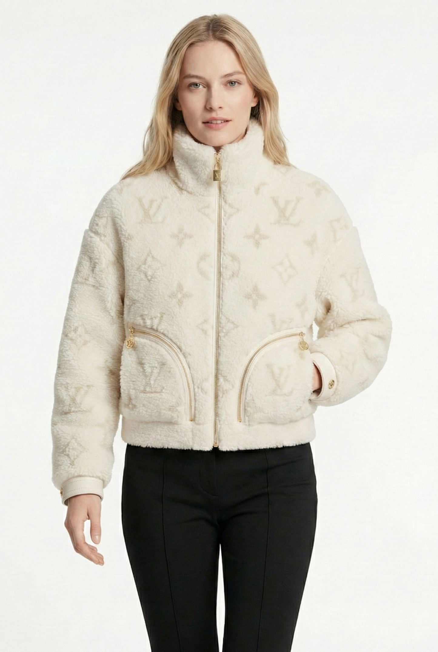Shearling Monogram Jacket