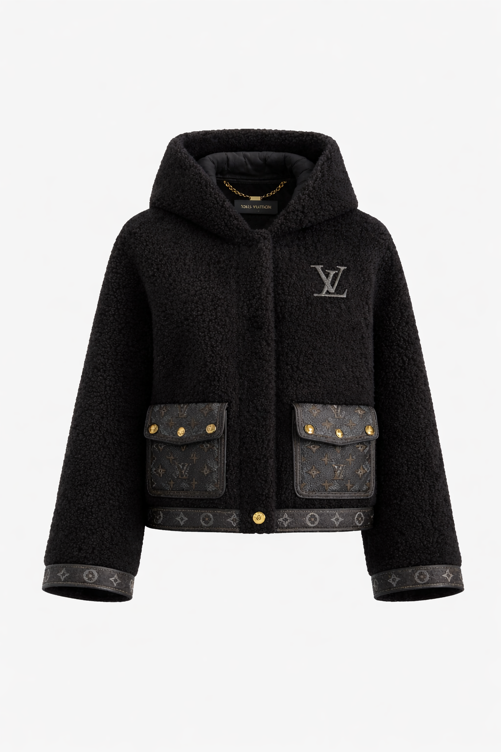 Fluffy Hooded Jacket