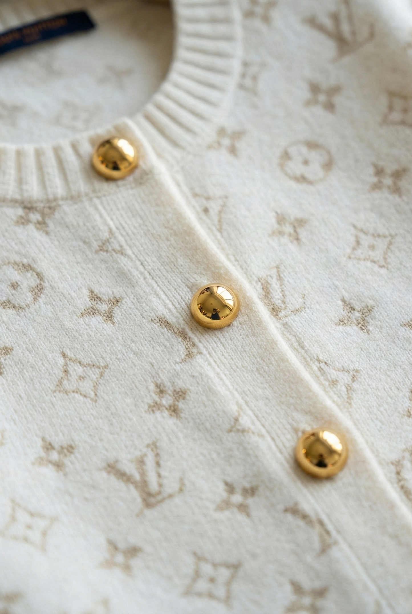 Monogram Knit Cardigan