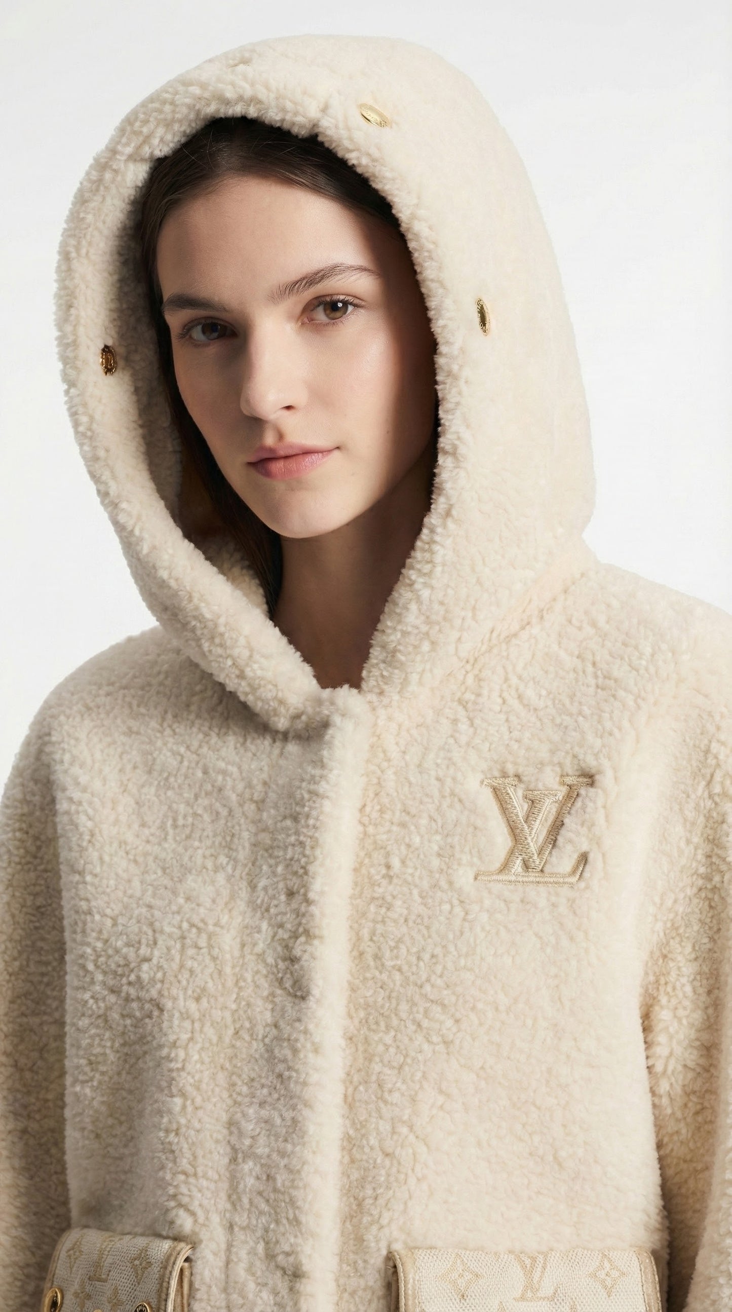 Fluffy Hooded Jacket