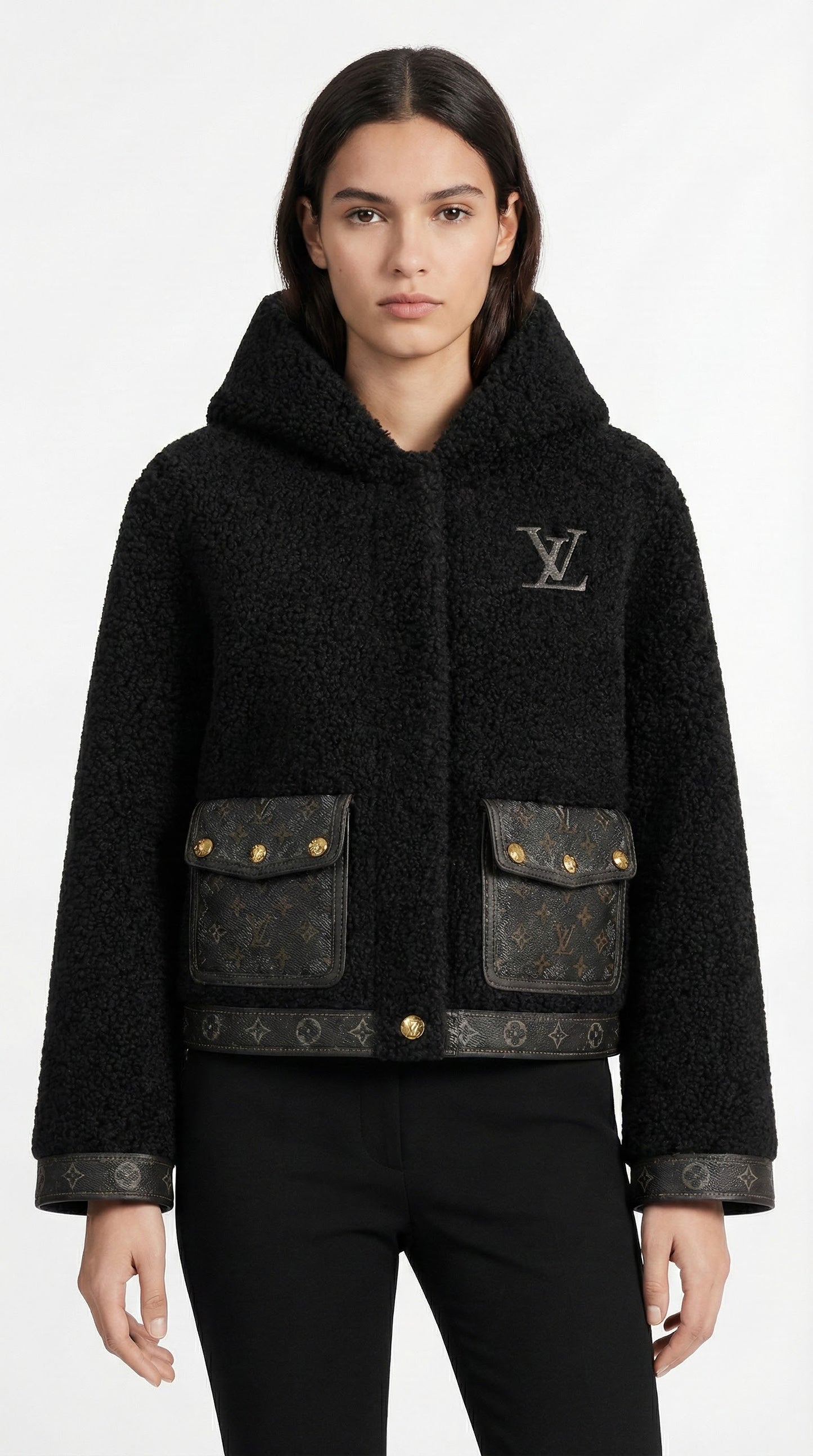 Fluffy Hooded Jacket