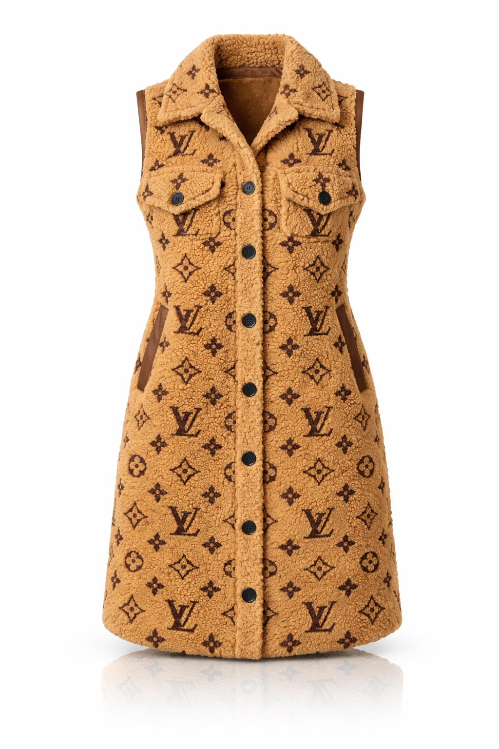 Monogram Teddy Vest