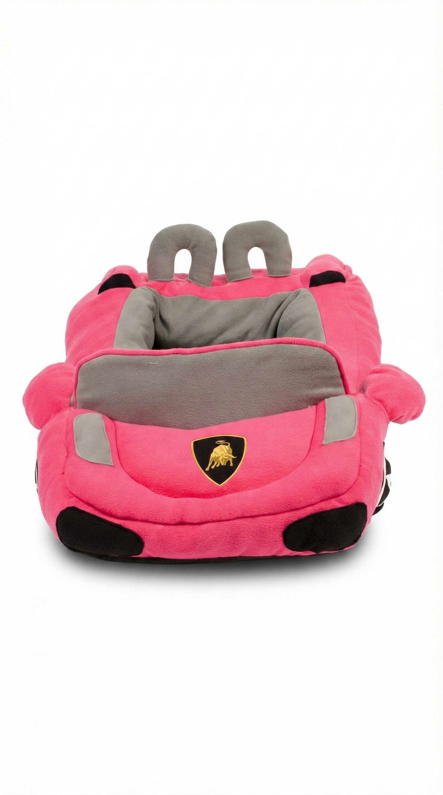 Pink Lambo Car Shaped Pet Bed