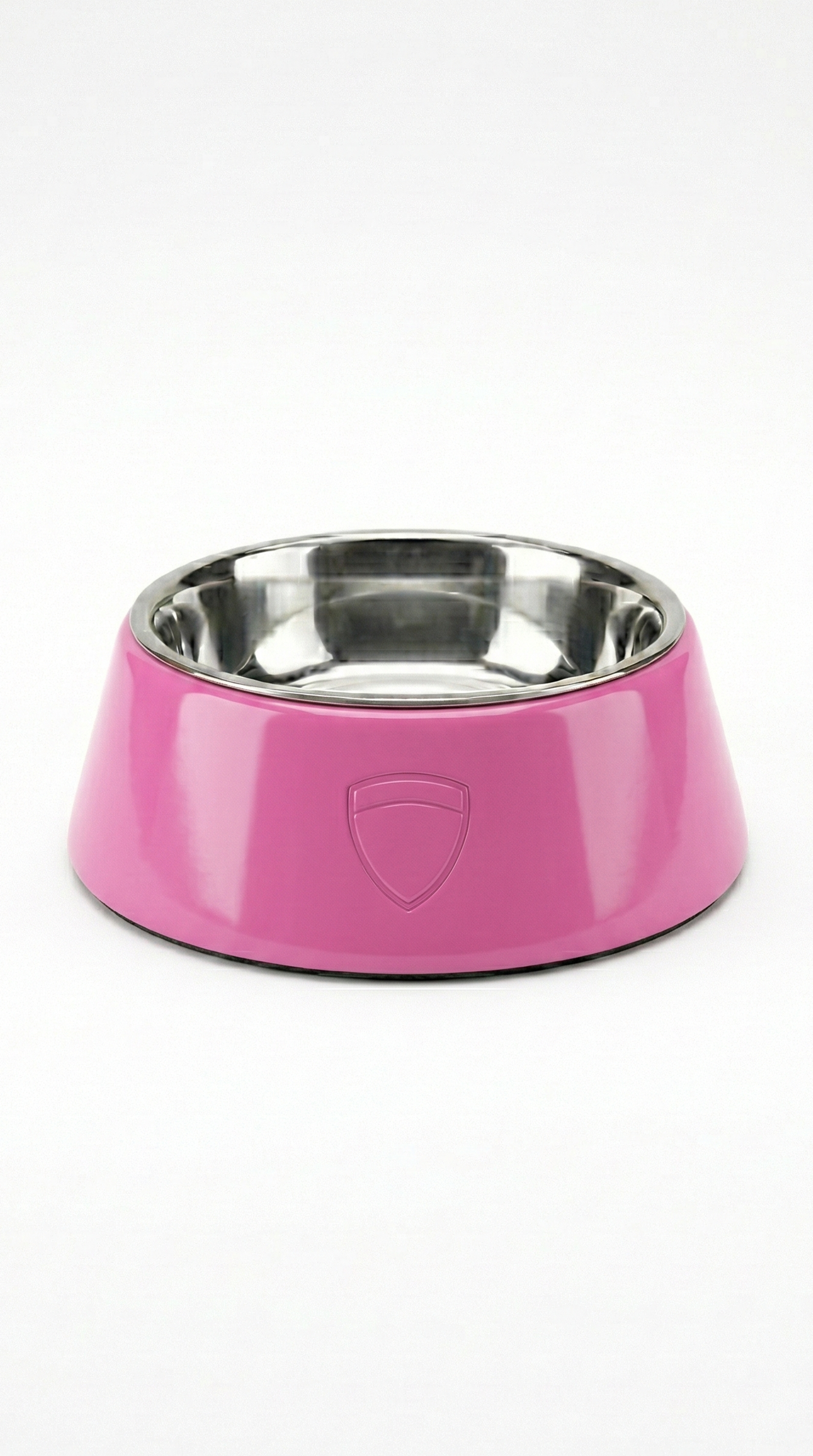 Stainless steel designer dog bowl